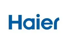 Haier logo in blue text