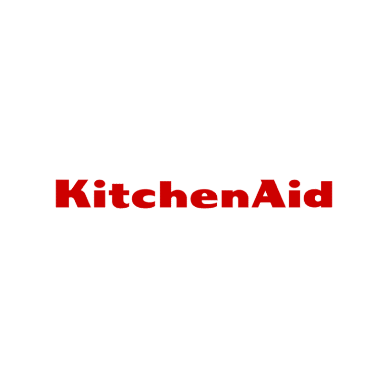 KitchenAid logo in red with stylized text.