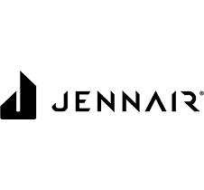 JennAir logo in sleek black design.